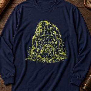 The Hidden Vættir Long Sleeve Shirt — True Navy