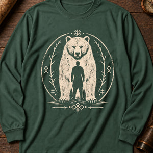 The Fylgja's Form Long Sleeve Shirt — Blue Spruce