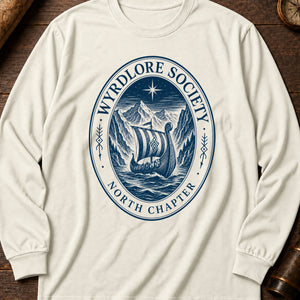 Northern Reaches Badge Long Sleeve Shirt — Ivory