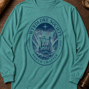 Northern Reaches Badge Long Sleeve Shirt — Seafoam
