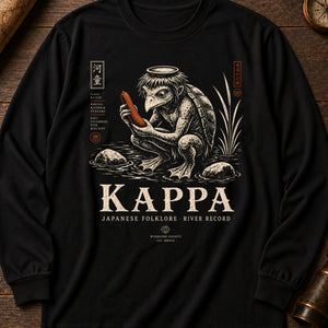 Kappa Cucumber Long Sleeve Shirt — Black