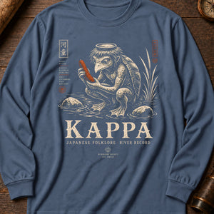 Kappa Cucumber Long Sleeve Shirt — Blue Jean