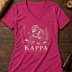 Kappa Cucumber Women's V-Neck Tee — berry
