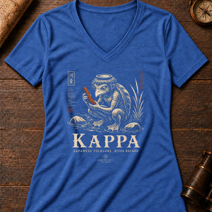 Kappa Cucumber Women's V-Neck Tee — heather true royal