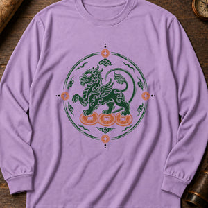 Pixiu Keeper Long Sleeve Shirt — Orchid