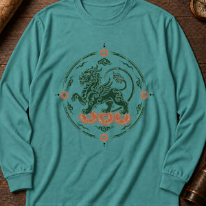 Pixiu Keeper Long Sleeve Shirt — Seafoam