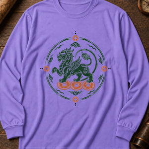 Pixiu Keeper Long Sleeve Shirt — Violet
