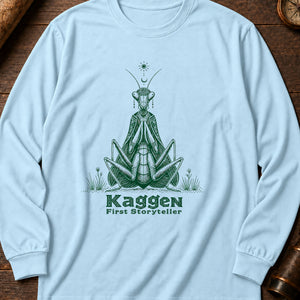 Kaggen the Mantis Long Sleeve Shirt — Chambray