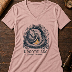 The Grootslang's Hoard Women's V-Neck Tee — heather peach