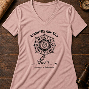 Barriletes Gigantes Women's V-Neck Tee — heather peach