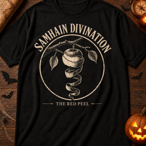 Samhain Apple Divination — black