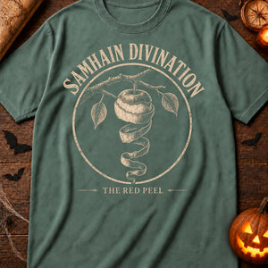 Samhain Apple Divination — blue spruce