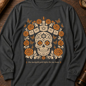 Marigold Path of Souls Long Sleeve Shirt — Pepper