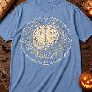 Soul Cake Woodcut — blue jean