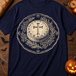 Soul Cake Woodcut — true navy
