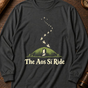 Opened Sídhe Mound Long Sleeve Shirt — Pepper