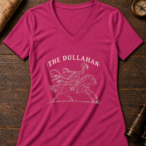Dullahan Night Rider Women's V-Neck Tee — berry
