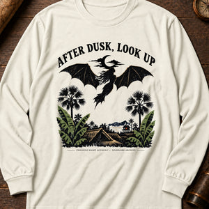 Manananggal Dusk Long Sleeve Shirt — Ivory