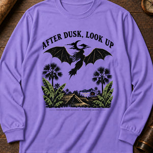 Manananggal Dusk Long Sleeve Shirt — Violet