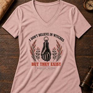 Habelas, Hainas Women's V-Neck Tee — heather peach